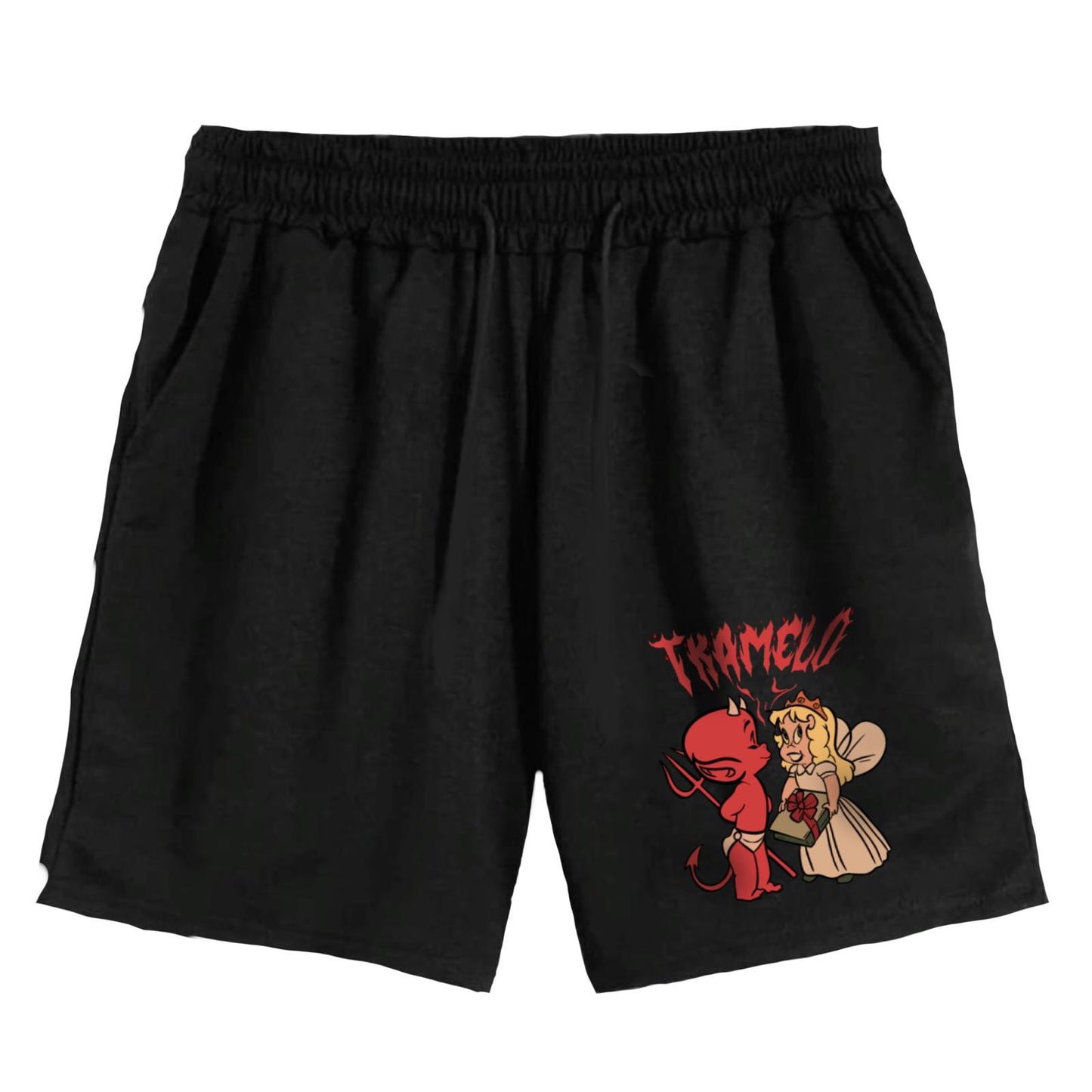 DEVIL BOY SHORTS – BLACK BY TKAMELO