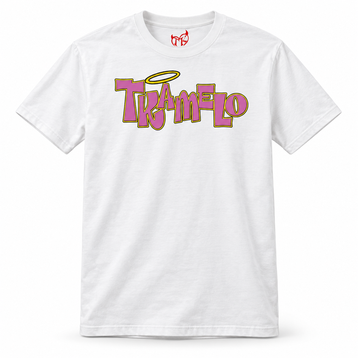 TKAMELO PINK LOGO WHITE